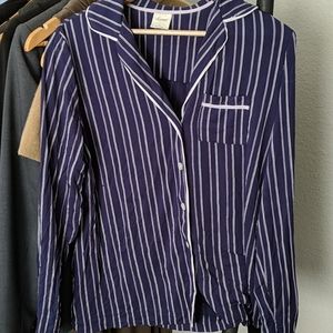 Super soft striped pajamas set